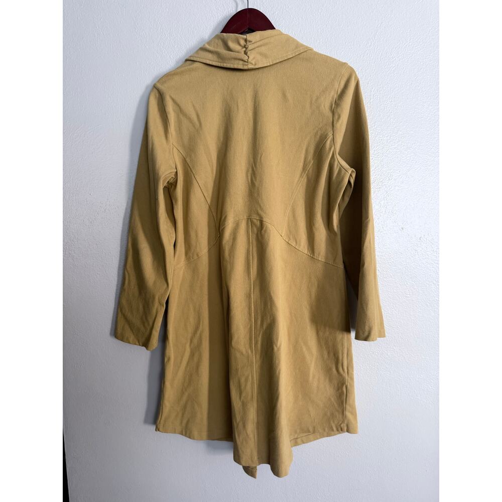HABITAT Clothes to Live In mustard yellow cotton thick stretch cardigan jacket - Picture 2 of 8